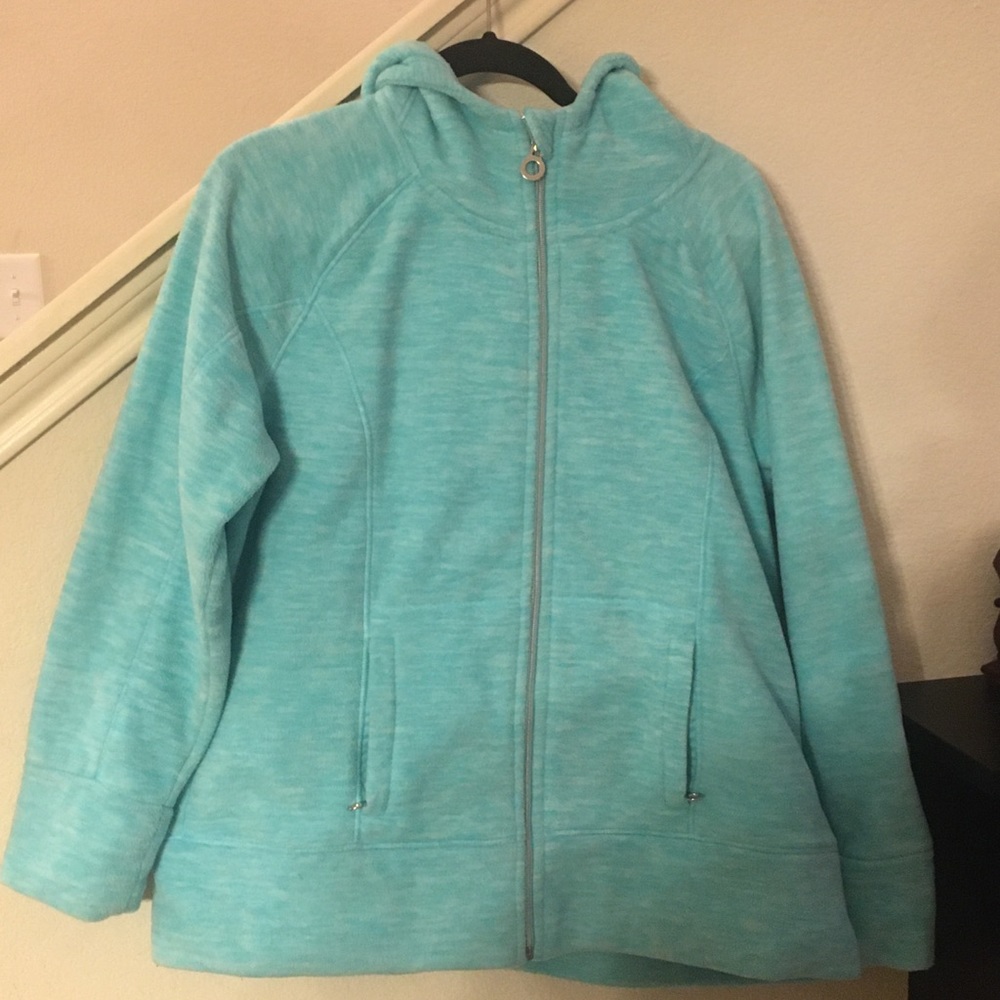 Unlisted Aqua blue fleece jacket